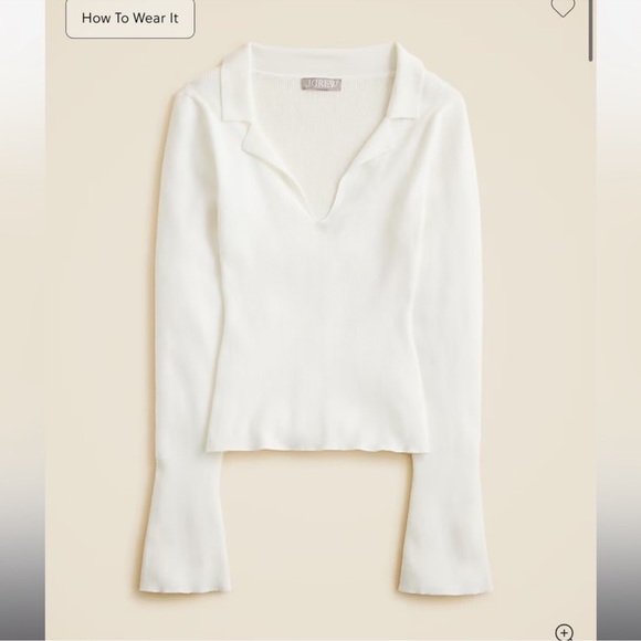 J. Crew Sweaters - J.Crew Fitted pullover sweater in TENCEL™ lyocell blend